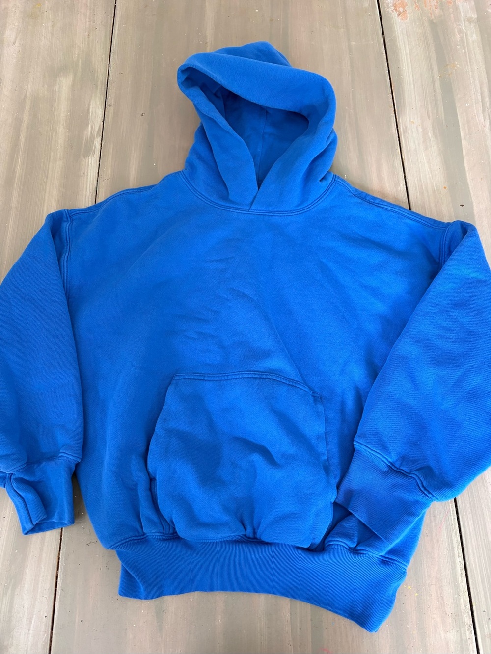 Yzy x gap  Royal Blue Pullover Hoodie